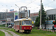 Tatra-T3SU #3094 12-го маршрута на улице Клочковской в районе улицы Ивановской