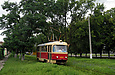 Tatra-T3SU #3094 27-го маршрута на улице Москалевской напротив улицы Селянской