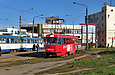 Tatra-T3SU #3094 8-го маршрута на конечной станции "602 микрорайон"
