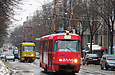 Tatra-T3SU #3094 12-го маршрута на улице Мироносицкой возле перекрестка с улицей Веснина