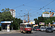 Tatra-T3SU #3095 20-го маршрута на улице Клочковской возле спуска Пассионарии