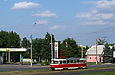 Tatra-T3SUCS #3095 6-го маршрута на Московском проспекте в районе Спортивного переулка