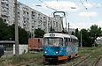 Tatra-T3SUCS #3095 27-го маршрута на улице Академика Павлова в районе улицы Валентиновской
