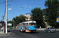 Tatra-T3SUCS #3095 20-го маршрута на улице Москалевской пересекает улицу Гольдберговскую