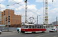 Tatra-T3SUCS #3095 20-го маршрута в Лосевском переулке в районе улицы Большой Панасовской