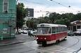 Tatra-T3SU #3095 20-го маршрута на перекрестке улиц Полтавский Шлях и Конева