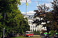 Tatra-T3SU #3095 12-го маршрута на проспекте Независимости возле перекрестка с улицей Литературной