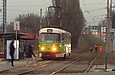 Tatra-T3SU #3095 20-го маршрута на улице Клочковской возле РК "Улица Новгородская"