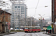 Tatra-T3SU #3096-3097 3-го маршрута на улице Грековской возле перекрестка с улицей Урицкого