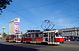 Tatra-T3SUCS #3096-3097 3-го маршрута на улице Полтавский Шлях возле перекрестка с улицей Евгения Котляра