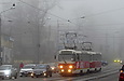 Tatra-T3SUCS #3096-3097 3-го маршрута на улице Полтавский Шлях возле перекрестка с улицей Рылеева