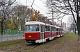 Tatra-T3SUCS #3096-3097 27-го маршрута на площади Защитников Украины