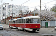 Tatra-T3SUCS #3096-3097 3-го маршрута на улице Грековской возле улицы Рыбасовской