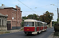 Tatra-T3SUCS #3096-3097 3-го маршрута на улице Гольдберговской в районе улицы Миргородской