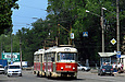 Tatra-T3SU #3098-3099 3-го маршрута на улице Октябрьской Революции в районе улицы 1-й Конной Армии