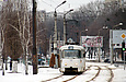 Tatra-T3SU #3098 20-го маршрута на улице Клочковской в районе улицы Павловской