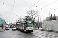 Tatra-T3SU #3098-3099 3-го маршрута на улице Университетской возле улицы Кооперативной