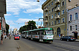 Tatra-T3-ВПСт #3098-3099 3-го маршрута на улице Полтавский Шлях в районе улицы Ярославской