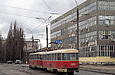 Tatra-T3SU #3098-3099 3-го маршрута во въезде Чапаева возле улицы Краснодонской
