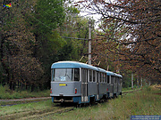 Tatra-T3SU #3098-3099 23-го маршрута на Московском проспекте отправился от остановки "Улица Северина Потоцкого"