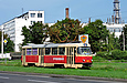 Tatra-T3SU #3301 на Салтовском шоссе за перекрестком  с улицей Гвардейцев Широнинцев