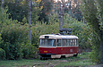 Вагон-вышка Tatra-T3SU #3302 в Октябрьском трамвайном депо