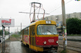 Tatra-T3SU #4001 2-го маршрута на перекрестке проспекта Победы и проспекта Людвига Свободы