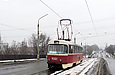 Tatra-T3SU #4001 8-го маршрута на улице Морозова следует по Юмтовскому путепроводу