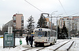 Tatra-T3SUCS #4001 5-го маршрута на улице Плехановской возле станции метро "Спортивная"