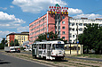 Tatra-T3SUCS #4001 5-го маршрута на улице Морозова в районе улицы Киргизской