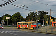 Tatra-T3SUCS #4001 8-го маршрута на площади  Защитников Украины на перекрестке с улицей Броненосца "Потёмкин"