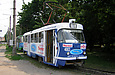 Tatra-T3SU #4003 8-го маршрута на разворотном круге конечной станции "Проспект Гагарина"