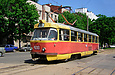 Tatra-T3SU #4010 8-го маршрута на площади Восстания