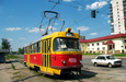 Tatra-T3SU #4010 8-го маршрута на проспекте Героев Сталинграда перед поворотом на улицу Морозова