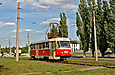 Tatra-T3SU #4010 27-го маршрута на улице Академика Павлова в районе АТП-16327