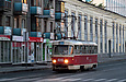 Tatra-T3SU #4010 27-го маршрута на улице Молочной возле проспекта Гагарина