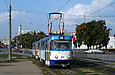 Tatra-T3A #4045-4046 3-го маршрута на площади Ирины Бугримовой возле Красношкольной набережной