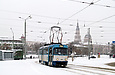 Tatra-T3A #4045 6-го маршрута поворачивает с Пролетарской площади на Павловскую площадь