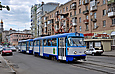 Tatra-T3A #4047-4048 3-го маршрута на улице Университетской отправился от остановки "Рыбная площадь"