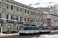 Tatra-T3A #4047-4048 3-го маршрута на улице Университетской возле Павловской площади