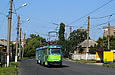 Tatra-T3A #4047-4048 3-го маршрута на улице Москалевской возле улицы Власенко