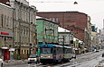 Tatra-T3A #4047-4048 3-го маршрута на улице Полтавский Шлях возле перекрестка с улицей Ярославской