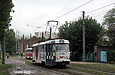 Tatra-T3A #4055 27-го маршрута на улице Академика Павлова между Конюшенным и Семиградским переулками