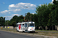 Tatra-T3A #4055 5-го маршрута на улице Морозова в районе улицы Зерновой