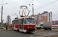 Tatra-T3A #5095 20-го маршрута на улице Клочковской на перекрестке с улицей Павловской