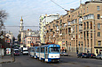 Tatra-T3A #5101-5102 3-го маршрута на улице Университетской возле Рыбной площади