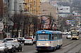 Tatra-T3A #5101-5102 3-го маршрута на улице Полтавский шлях в районе улицы Конева