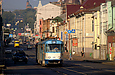 Tatra-T3A #5101-5102 3-го маршрута на улице Полтавский Шлях в районе улицы Ярославской