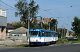 Tatra-T3A #5101-5102 3-го маршрута на улице Москалевской возле улицы Светлановской