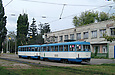 Tatra-T3A #5101-5102 23-го маршрута перед отправлением с конечной "Салтовская"